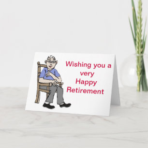 Happy retirement card