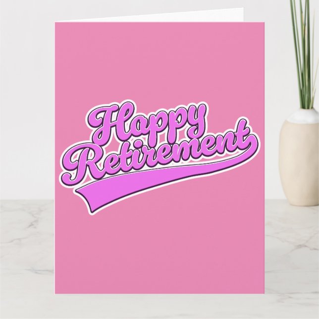 Happy Retirement Card (Front)