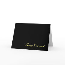 Happy Retirement, card