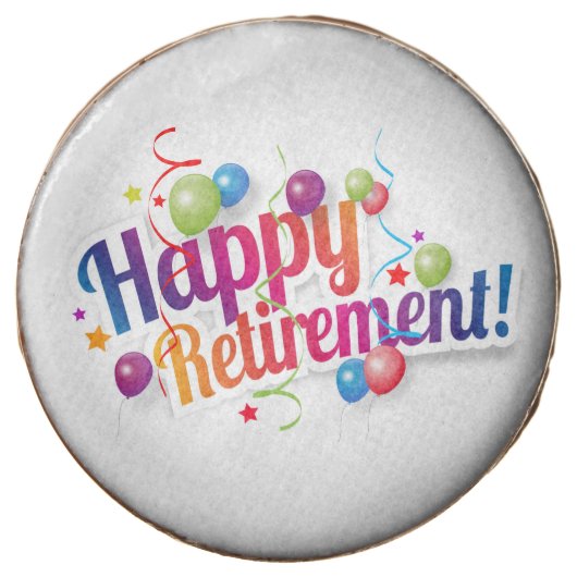 Happy Retirement Chocolate Covered Oreo (Front)