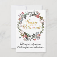 Happy Retirement Congratulations Wishes Gift