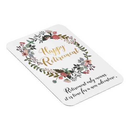 Happy Retirement Congratulations Wishes Gift Magnet