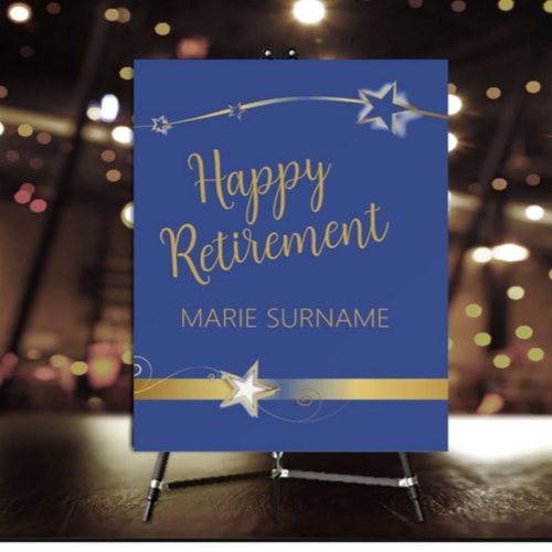 Happy Retirement Custom Party  Foam Board