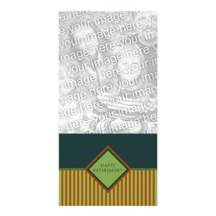 happy retirement (diamondStriped) Card