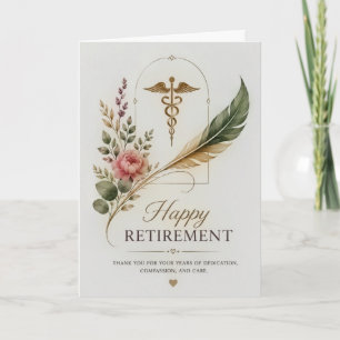 Happy Retirement Doctor Years Of Care Card