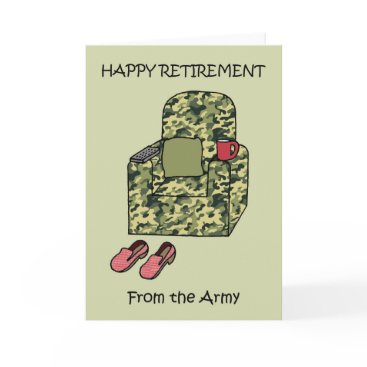 Happy Retirement from the Army Card Happy Retirement from the Army Card