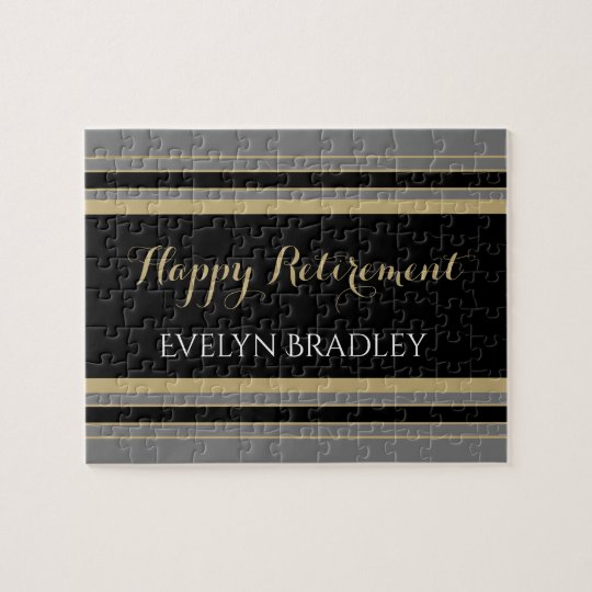 Happy retirement gift jigsaw puzzle
