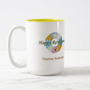 Happy Retirement gift Two-Tone Coffee Mug