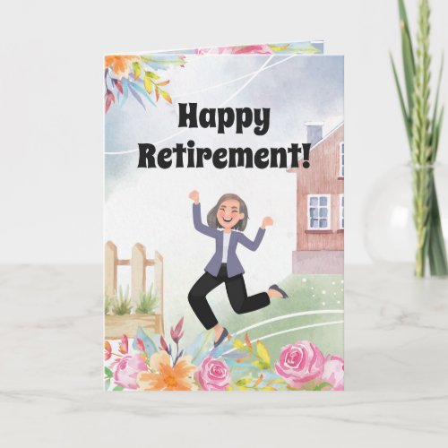 Happy Retirement Greeting Card for a Coworker