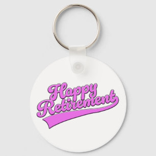 Happy Retirement Keychain