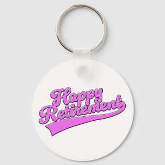 Happy Retirement Keychain