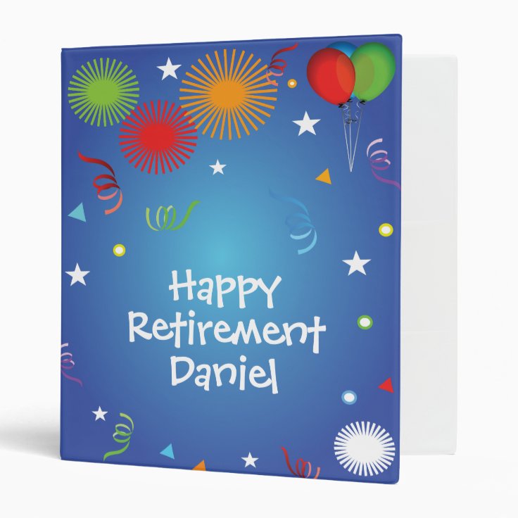 Happy Retirement Memories Scrapbook Binder 