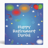 Happy Retirement custom photo memories scrapbook Binder