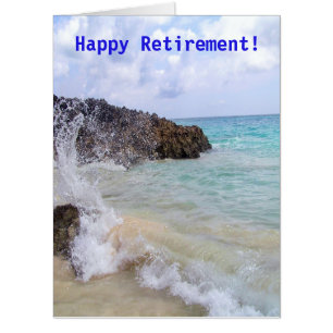 Happy Retirement - Ocean scene Card