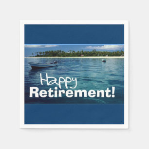 Happy Retirement! Paper Napkins