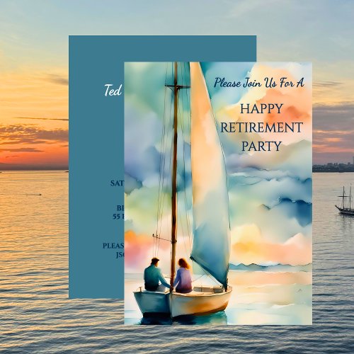 Happy Retirement Party Sailing Theme