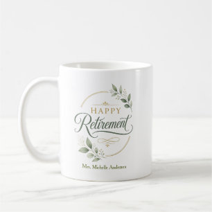 Happy Retirement Personalized Coffee Mug