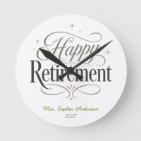 Happy Retirement Personalized Name