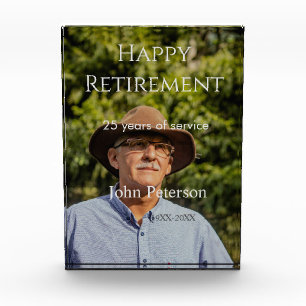 Happy retirement photo name year years of service 