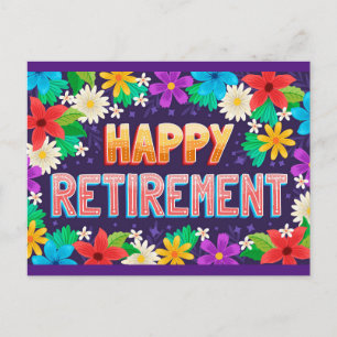 Happy Retirement  Postcard