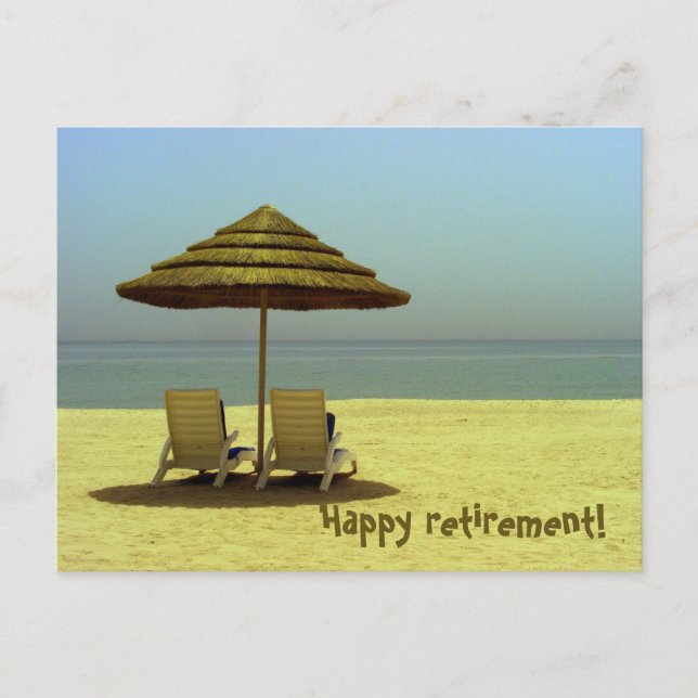 Happy retirement! postcard (Front)