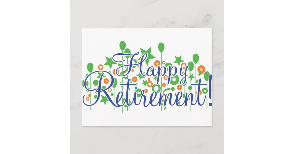 Happy Retirement Postcard | Zazzle