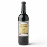 Happy Retirement Quote Farewell Gift Wine Label Happy Retirement Quote Farewell Gift Wine Label