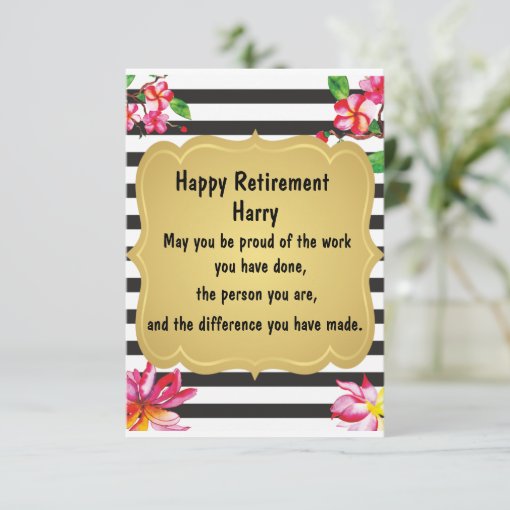 Happy Retirement Quote Never forget | Zazzle