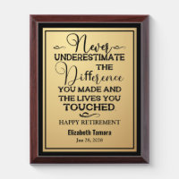 Happy Retirement Quotes Simple Gold & Black