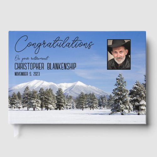 Happy Retirement San Francisco Peaks Custom Photo
