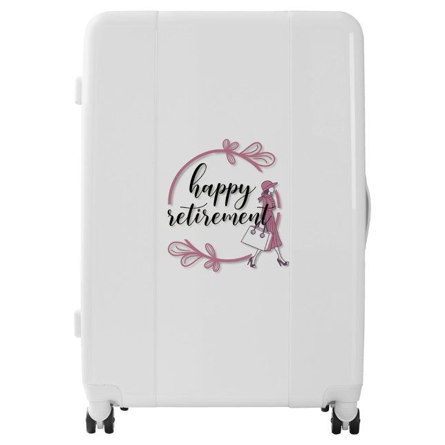 Happy Retirement Suitcases (Happy Retirement Luggage!)