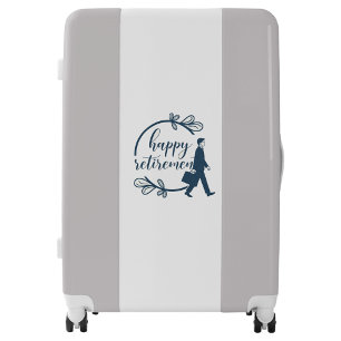 Happy Retirement Suitcases