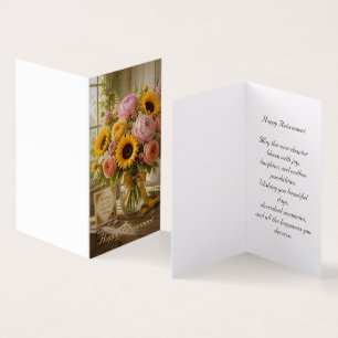 Happy Retirement Sunflower Bouquet Greetings