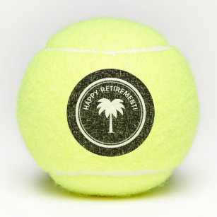 Happy Retirement tennis ball set for the retired