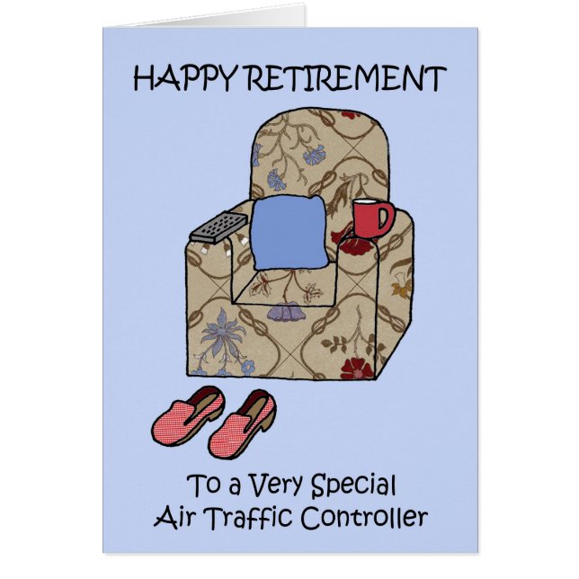 Happy Retirement to Air Traffic Controller Cards (Front)