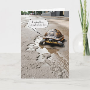 Happy Retirement Turtle Card