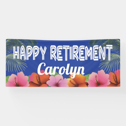 Happy Retirement Banners | Zazzle