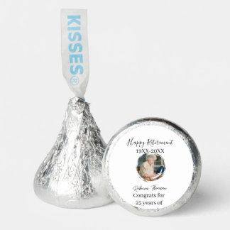 Happy retirement year name circle photo retired hershey®'s kisses®