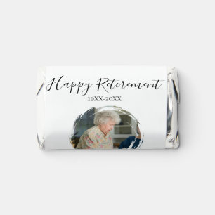 Happy retirement year name circle photo retired hershey's miniatures