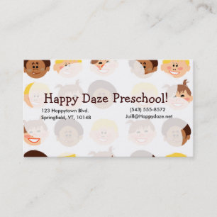 Happy Retro Kids Too Business Card