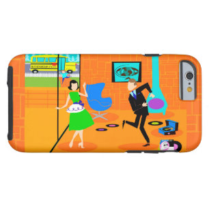 Happy Retro Parents iPhone 6 Case