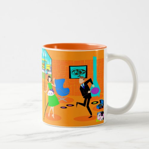 Happy Retro Parents Mug