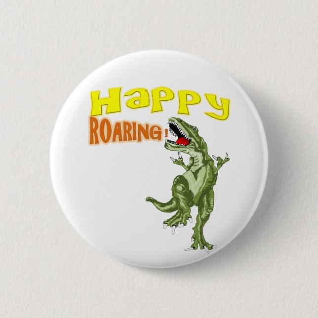 Happy Roaring Button (Front)