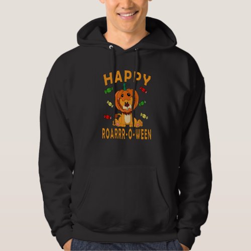 Happy Roarrr O Ween Baby Lion Pumpkin Helmet Costu Hoodie