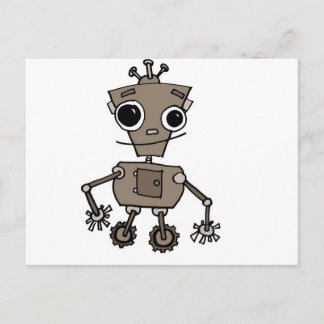 Happy Robot Postcard
