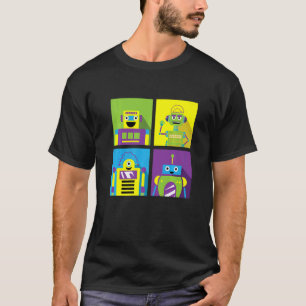Happy Robot Toy Collector   T-Shirt