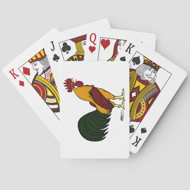 Happy Rooster Poker Cards (Back)