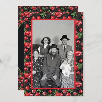 Happy Rosh Hashanah Family Photo L'shana Tova Card