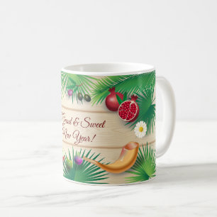 Happy Rosh Hashanah Jewish New Year Honey & Apple Coffee Mug