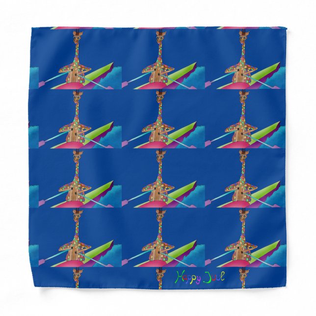 Happy Rowing by The Happy Juul Company Bandana (Front)